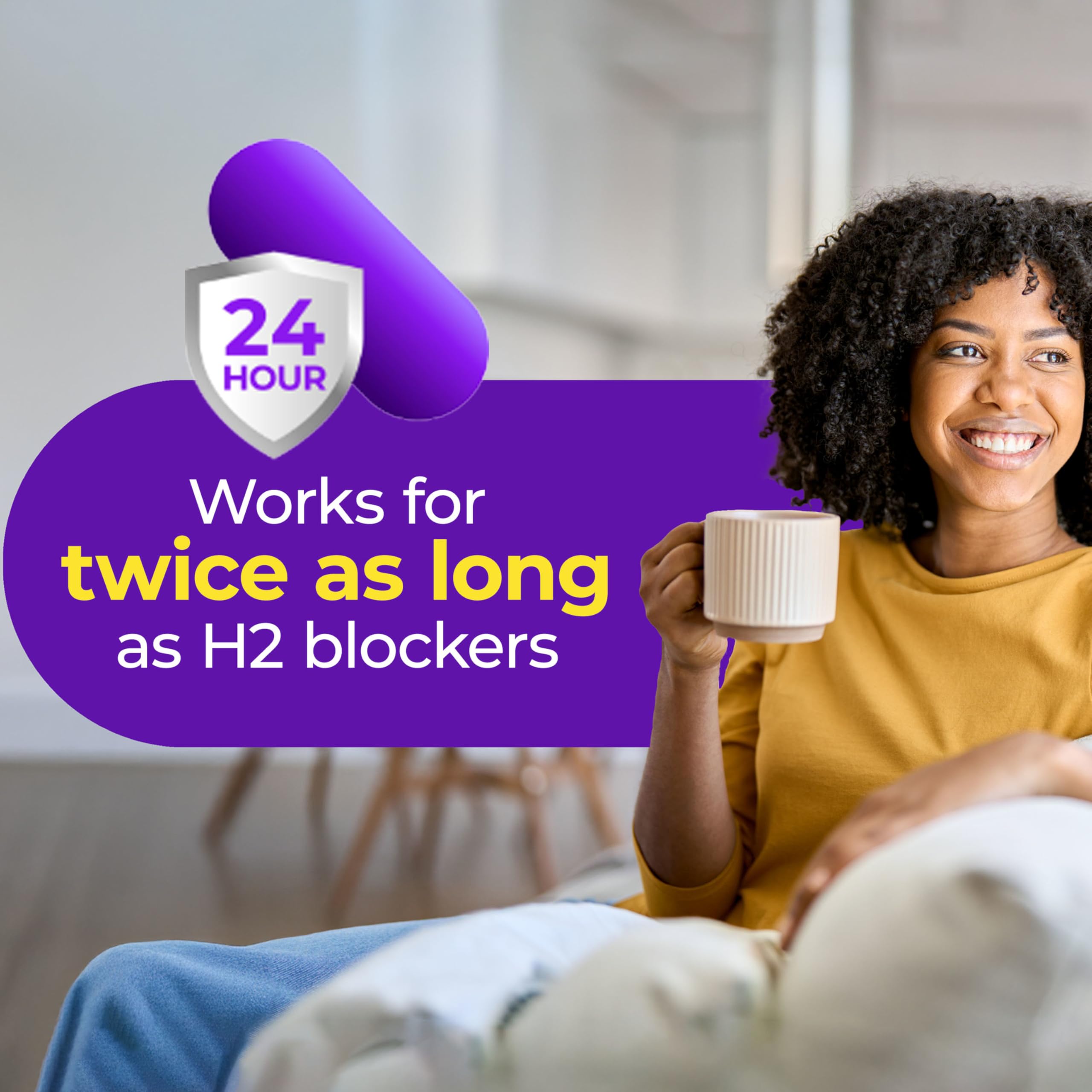 Nexium 24HR ClearMinis Acid Reducer Heartburn Relief Delayed Release Capsules For All-Day And All-Night Protection From Frequent Heartburn, Heartburn Medicine With Esomeprazole Magnesium - 42 Count