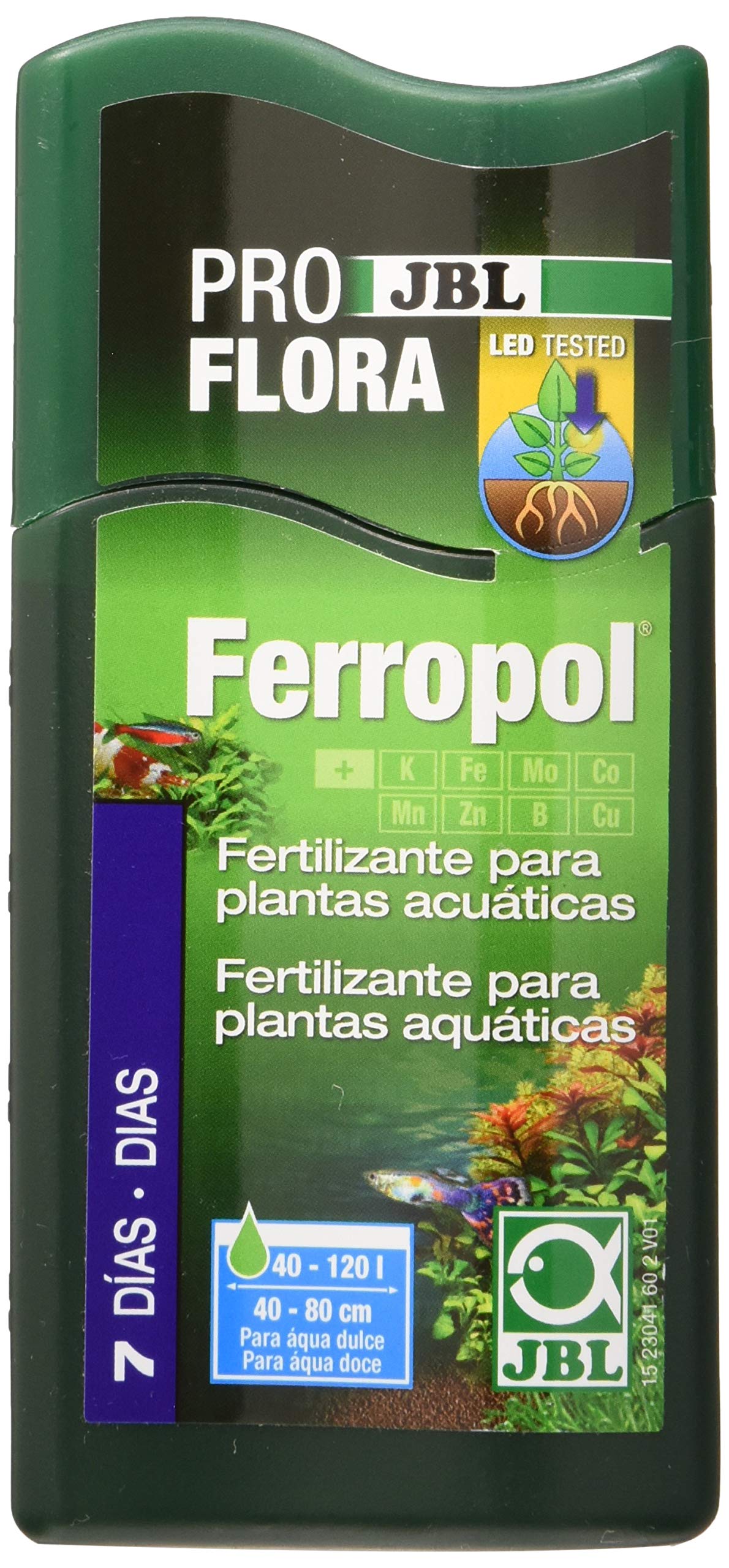 JBL 201606 Ferropol Aquarium Plant Fertilizer, 100 ml