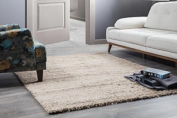Amazon Com Perla Furniture Perla Shaggy Beige Area Rug 8 X10 Light Blue Furniture Decor