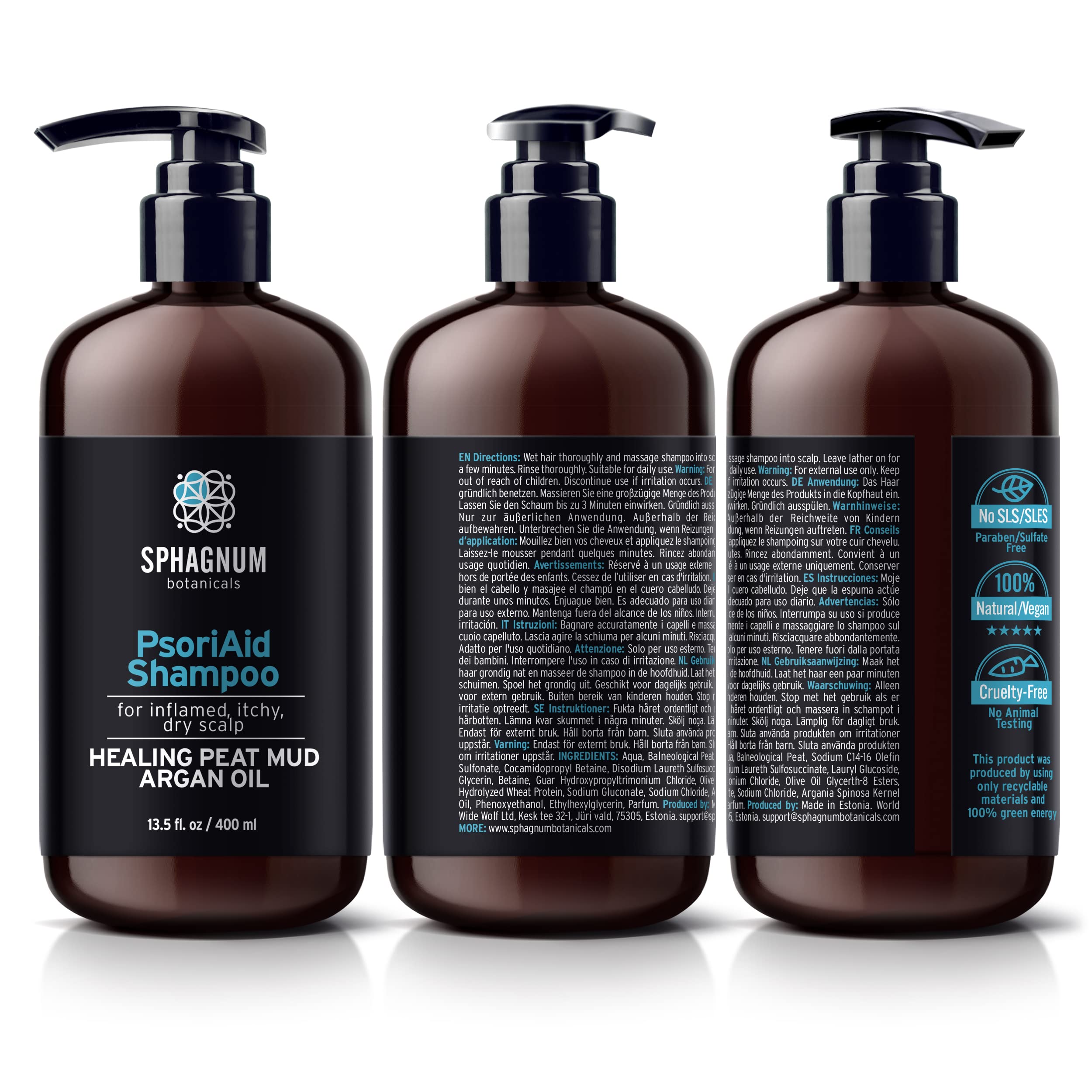 Psoriasis Body Wash – 100% Natural pH Balancing Acids and Olive Oil Shower Cream. Sulfate Free, Deep Moisturizing Treatment for Very Dry & Itchy Skin. Good for Relieving Eczema. 13.5 fl. Oz