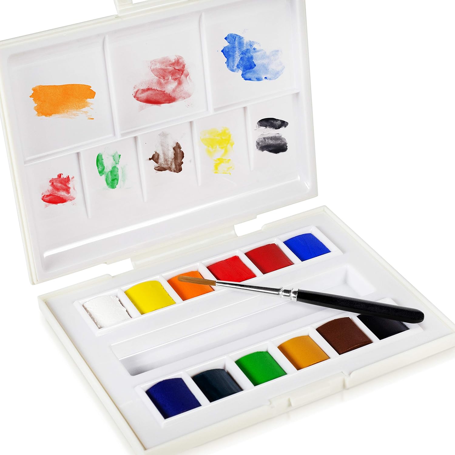 Sennelier La Petite Aquarelle 12 Half Cells 10-131680-00 multi-coloured 1 Stück (1er Pack), multicoloured