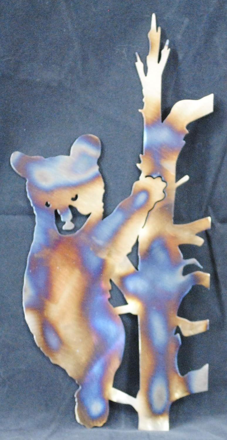 Amazon Com Koala Bear On Bamboo Tree Koala Bear Bamboo Tree Koala Metal Koala Bear Metal Tree Metal Bear Australian Bear Australia Animal Gift Handmade