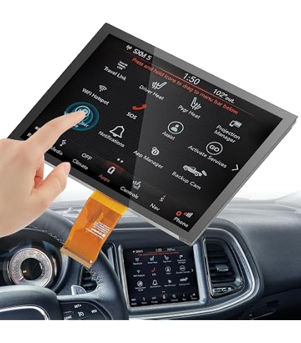 液晶本体LCD本体のみDodge、Chrysler、 Uconnect8.4 Amazon.com: AGCUT for 8.4