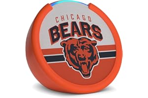 AMAZON ECHO & ALEXA Amazon Echo Pop (newest model) | Officially Licensed NFL Limited-Edition | Chicago Bears ('25-26 Season Design)