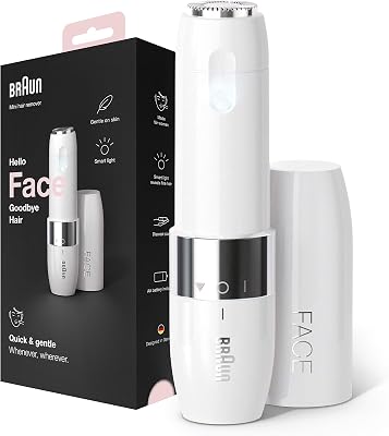 Face Mini-Haarentferner, Ladyshaver für Unterwegs, FS1000, Weiß