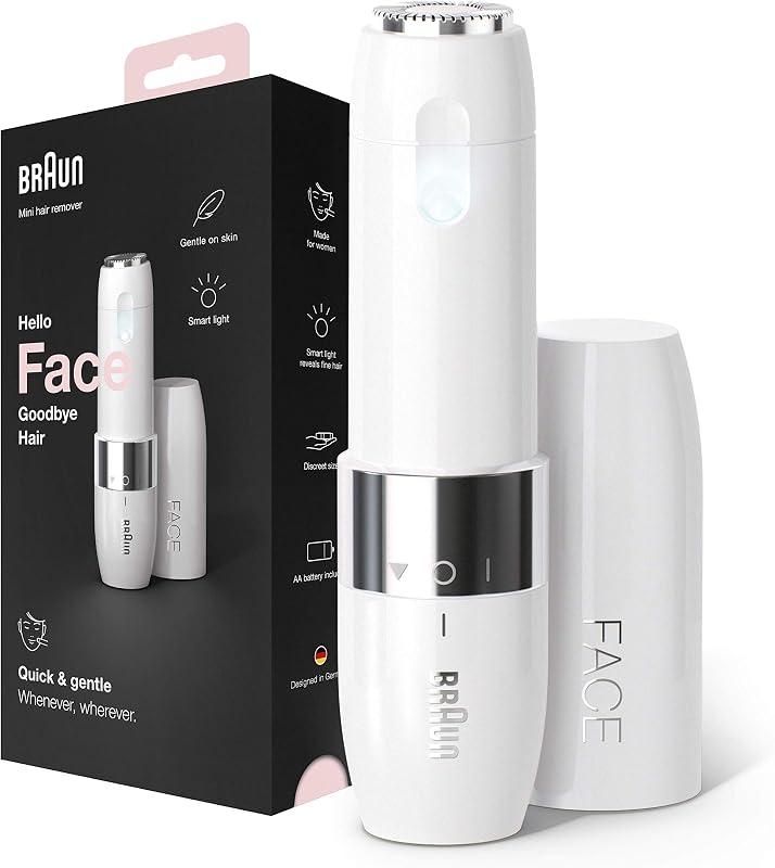 Face Mini-Haarentferner, Ladyshaver für Unterwegs, FS1000, Weiß