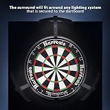 Harrows XL Dartboard Surround Large 6-Piece Wall Protector Ring view 5
