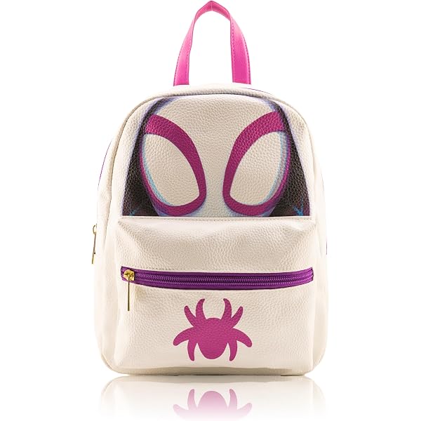 Loungefly Marvel Spider-Gwen Pink Web Mini Backpack Loungefly Marvel Spider-Gwen Pink Web Mini Backpack - www  main image 2