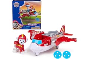 PAW Patrol: Air Rescue Marshall Action Figure & Hero Hydro Airplane Toy with Projectile Launcher & 2 Projectiles, Kids Toys for Boys & Girls Ages 3+