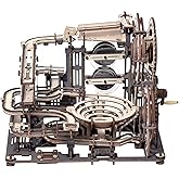 ROKR 3D Wooden Puzzles for Adults Marble Run Night City, Brain Teaser Model Building Kits for Adults to Build, Desk Decor for