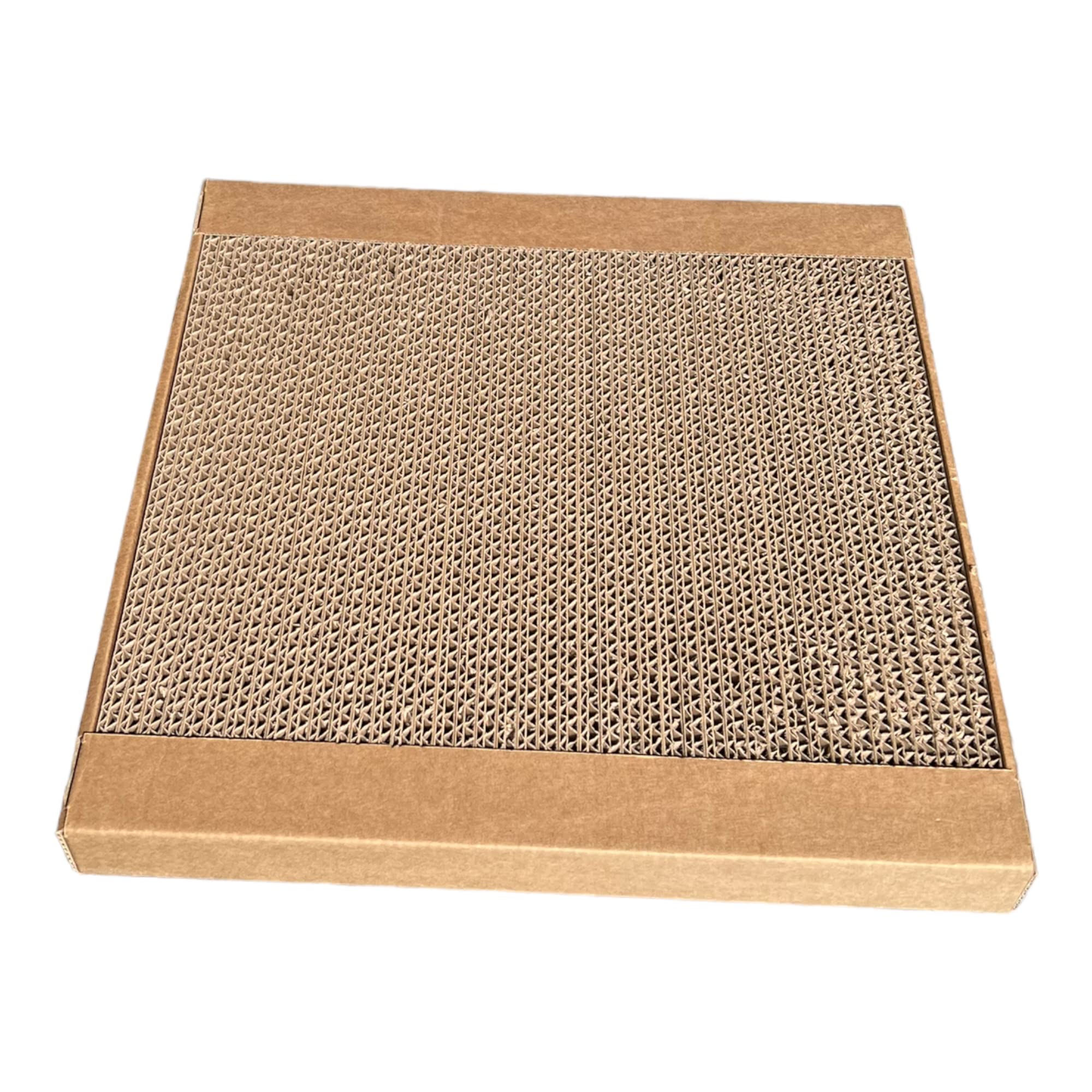 Premium Cat House made from Recyclable Cardboard Cubes with Scratch Panel (ScratchPanel)