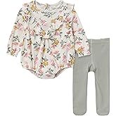 Modern Moments by Gerber baby-girls Bubble Romper and Tights Set