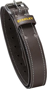 STANLEY Leather Tool Belt STST1-80119 Dark Brown Adjustable Roller Buckle 30-46 view 3