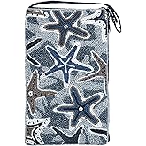 Bamboo Trading Company, Starfish Party Club Bag BLUE MULTI NS