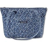 Bella Taylor Small Tote, Quilted Purse for Women, Lightweight Fabric Handbag, 10 Pockets, Zip Top