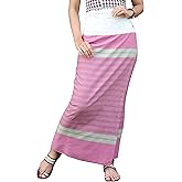 RaanPahMuang Thick Woven Cotton Thai Traditional Wrap Skirt with Waist Ties
