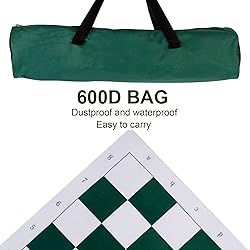 Juegoal 20" Portable Chess & Checkers Set, 2 in 1