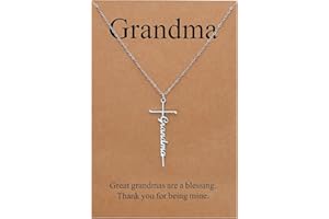 Lcherry Birthday Gifts for Grandma Mom Daughter Teacher Cross Necklace for Women Christian Necklaces Religious Gifts Jewelry for Women Mother's Day