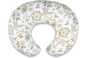 x-vesolje Baby Nursing Pillow for Breastfeeding, Adjustable Breast Feeding Pillow for Bottle Feeding, Breastfeeding Essentials for Mom and Baby Healthier Nursing, Removable Cover- Floral