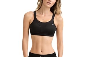 Champion Womens Sports Bra, High-Impact, Maximum Support, Breathable, Moisture Wicking