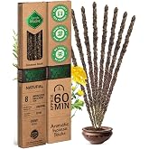 Sagrada Madre Natural Rue Rosemary Frankincense Incense, 8 Sticks | Handmade Natural Incense Sticks for Cleansing, Protection, Love Energy, Emotional &amp; Spiritual Balance- 1-Hour Burn Each