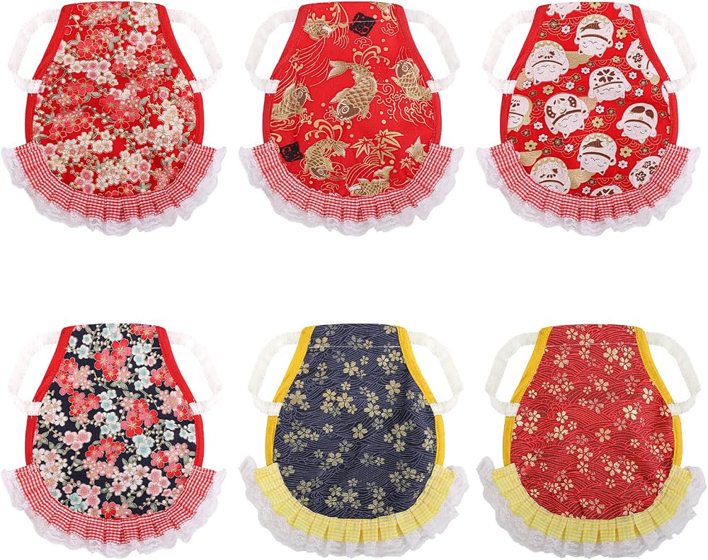 NQEUEPN 6 Pcs Chicken Saddles for Hens Cotton Back Protector Feather Fixer