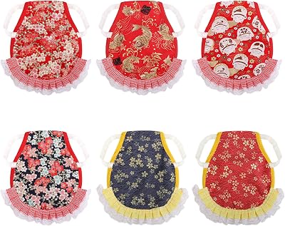 NQEUEPN 6 Pcs Chicken Saddles for Hens Cotton Back Protector Feather Fixer