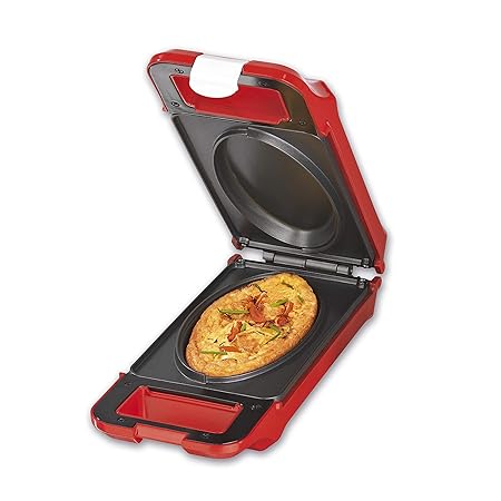 GOURMETmaxx Kontaktgrill, Multi-Grill, Sandwichtoaster,700 Watt, Nonstick, Lichtanzeige [BPA frei/Rot]
