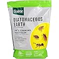 Safer Brand 51703 OMRI Listed Diatomaceous Earth - Ant, Roach, Bedbug, Flea, Silverfish, Earwig, & Crawling Insect Killer, 4