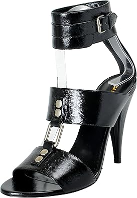 ysl black high heels