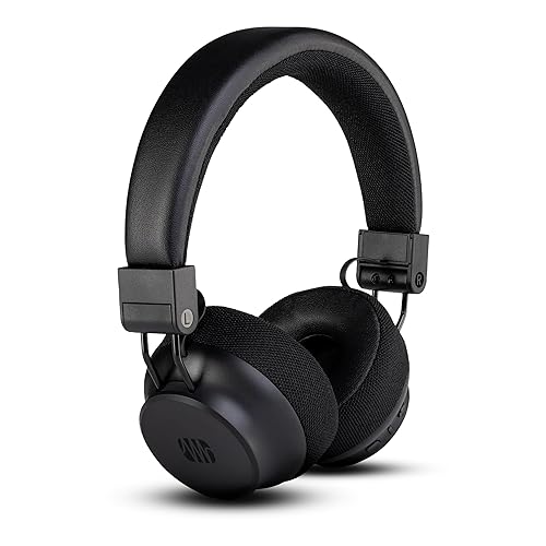 PreSonus Eris HD4BT — Over-Ear Closed-Back Wireless Headphones, Bluetooth, ANC Noise Cancelling, Up to 60 Hours Battery Life, Studio Headphones for Mixing, Monitoring, Recording, Eclipse Black