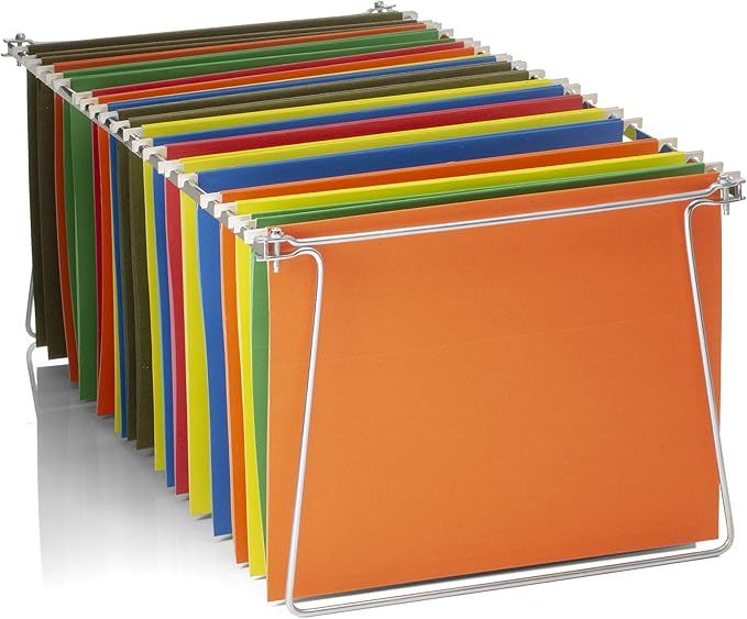 Officemate Hanging File Frame, 24" 27", Letter Size, Steel, 1 Set