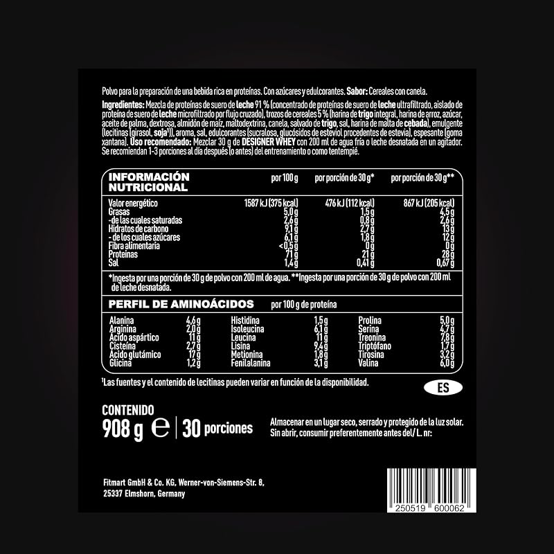 Designer Whey Protein, Chocolate, 1 kg
