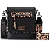 Wrangler Crossbody Bags for Women Vintage Hand Woven Shoulder Purse