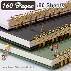 EEBNE Journaling Notebooks, Spiral Journal Notebook