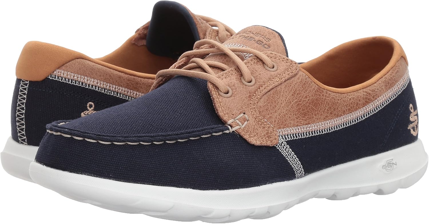  | Skechers Women's Go Walk Lite-15430 Boat Shoe | Walking