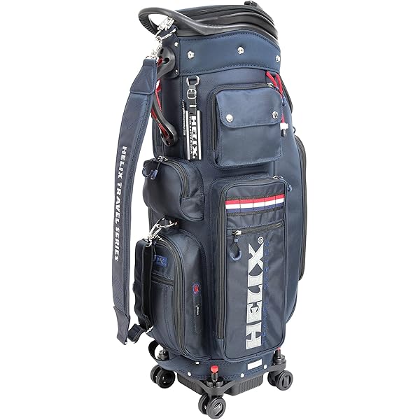 センターバレーHELIX Retractable Golf Bag Wheels, Durable with Cart 12 Capacity