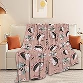Tijuboni Ultra Soft Cozy Plush Hedgehog Throw Blanket - Hedgehog Lovers Gifts for Girls, Women, Kids & Adults - Lightweight Flannel Comfy Blankets for Nursery, Couch, Sofa - 50"x40"
