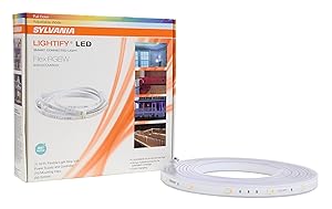 SYLVANIA SMART+ ZigBee Full Color Indoor/Outdoor Flexible Lightstrip, Works with SmartThings and Amazon Echo Plus, Hub Needed for Amazon Alexa and the Google Assistant
