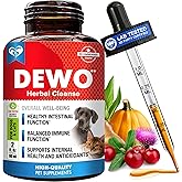 Natural Intestinal Defense for Dogs, Puppies & Cats, Kitten – Herbal Cleanse with Pumpkin, Turmeric – Promotes Healthy Gut – 