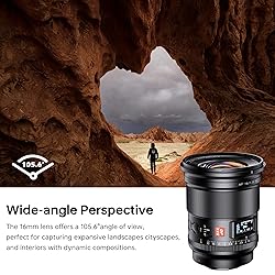 VILTROX AF 16mm f/1.8 FE Full Frame Lens, Auto