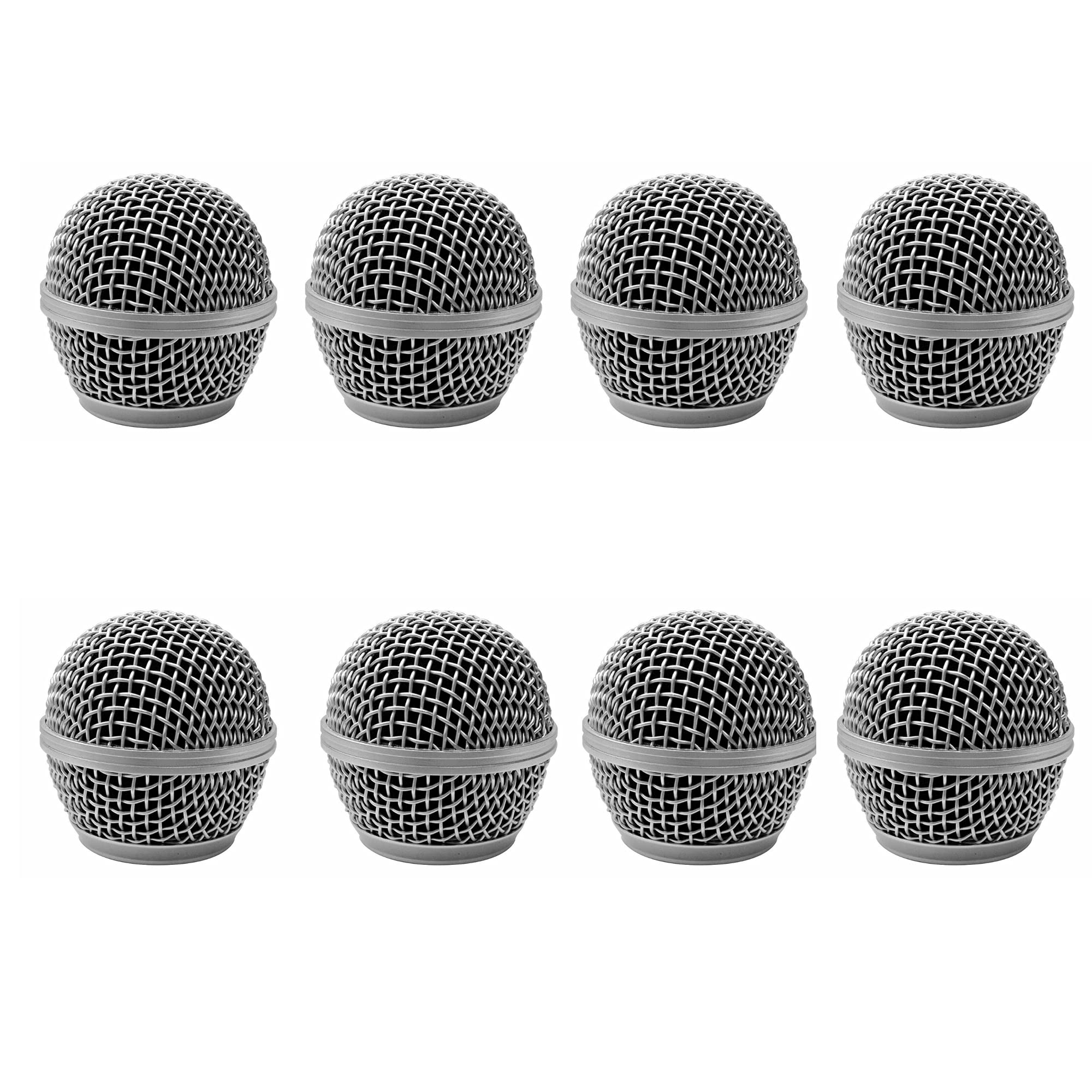 Replacement Microphone Mesh Grill Heads for Shure SM58,AKG, Sennheiser etc- Multiple Quantities