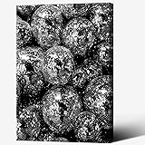 Funky Black And White Disco Ball Wall Art Dancing