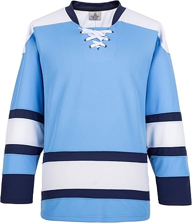 blank hockey jerseys amazon