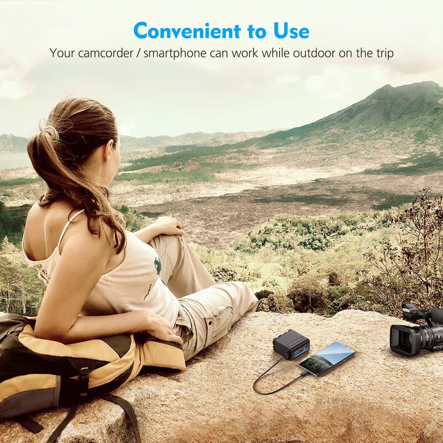Powerextra Multifunctional Battery Pack with USB Output for Sony NP-F970, NP-F975, NP-F960, NP-F950, NP-F930 Battery: Home Audio & Theater