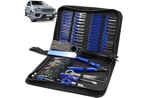 POVTIMS Car Terminal Removal Tool Kit 130pcs Pin Extractor Tool Set Wire Terminal Release Tool Cable Stripper Cutter Tire Repairs Tools for Automotive Car Household Devices