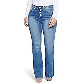 Seven7 Womens High Rise Flare