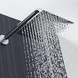 Voolan 12'' Large High Pressure Rain Shower Head Chrome 304 Stainless Steel view 6