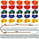 ZENFUN 25 Packs Rock Climbing Holds for Kids and