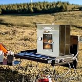REDCAMP Foldable Camping Oven 3-Tier Grill Stainless Steel Portable Outdoor Oven view 9